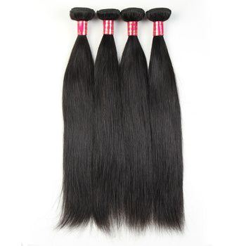 Sweetie Brazilian Virgin Hair Straight Wave Human Hair Weave 4 Pcs Lot - ExcellentVirginHair