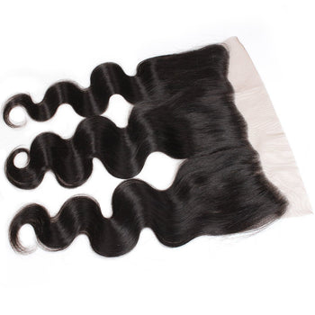 Ama Indian Hair Body Wave 13x4 Ear To Ear Lace Frontal Closure 1pc/lot - ExcellentVirginHair