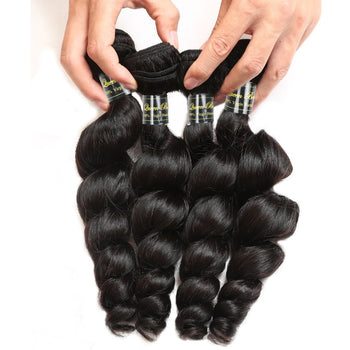 Funmi Malaysian Loose Wave Virgin Hair 4 Bundles Wholesale Price - ExcellentVirginHair