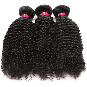 Sweetie Malaysian Curly Hair Kinky Curly Hair 3 Bundles Unprocessed Human Hair - ExcellentVirginHair