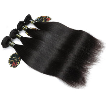 Funmi Indian Straight Virgin Human Hair 4 Bundles Wholesale Price - ExcellentVirginHair