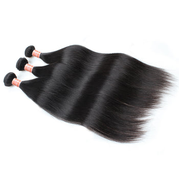 Ama Brazilian Virgin Straight Human Hair 3 Bundles - ExcellentVirginHair