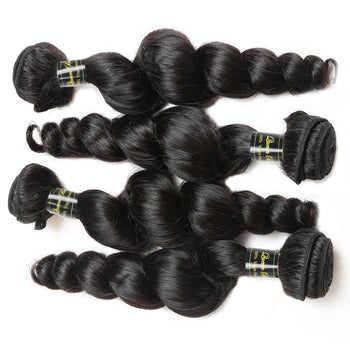 Funmi Peruvian Loose Wave Virgin Hair 4 Bundles Wholesale Price - ExcellentVirginHair