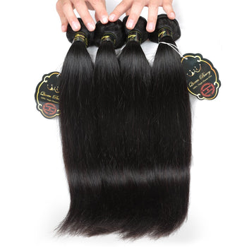 Funmi Peruvian Straight Virgin Human Hair 4 Bundles Wholesale Price - ExcellentVirginHair