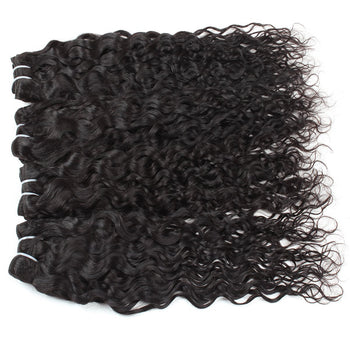 Indian Virgin Hair Water Wave 4 Bundles - ExcellentVirginHair