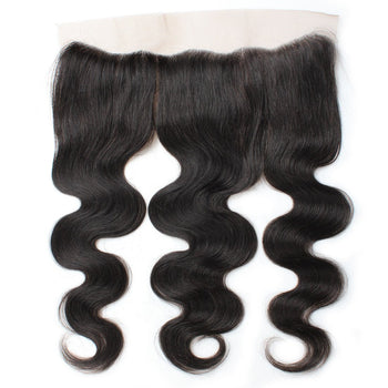 Ama Brazilian Virgin Hair Body Wave Lace Frontal Closure 1pc/lot - ExcellentVirginHair