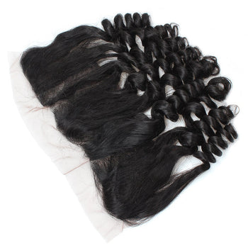 Ama Indian Virgin Hair Loose Wave 13x4 Ear To Ear Lace Frontal Closure 1pc/lot - ExcellentVirginHair