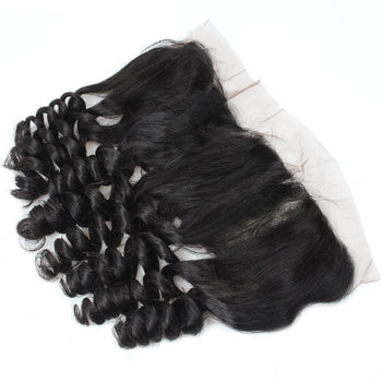 Peruvian Virgin Hair Ama Loose Wave Hair 13x4 Lace Frontal Closure 1pc/lot - ExcellentVirginHair