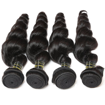 Funmi Indian Loose Wave Virgin Hair 4 Bundles Wholesale Price - ExcellentVirginHair