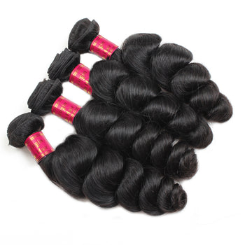 Sweetie Standard 4 Bundles Peruvian Virgin Hair Loose Wave Best Peruvian Hair Weave Bundles