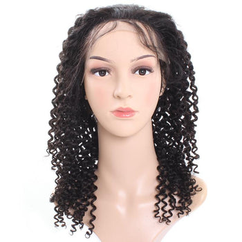 Peruvian Virgin Curly Human Hair Lace Front Wigs 1pc/lot - ExcellentVirginHair