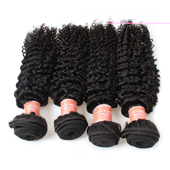 Ama Malaysian Unprocessed Kinky Curly Virgin 4 Bundles - ExcellentVirginHair