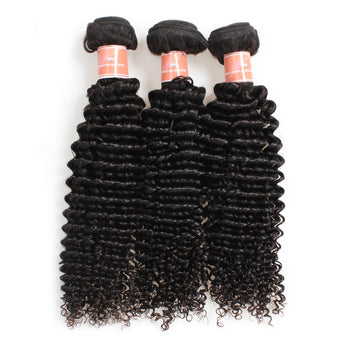 Ama Malaysian Curly Virgin Human Hair Extensions 3 Bundles - ExcellentVirginHair