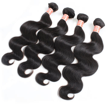 Ama Indian Body Wave Virgin Human Hair 4 Bundles - ExcellentVirginHair