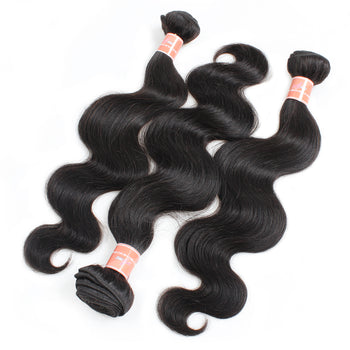 Ama Malaysian Virgin Body Wave Hair 3 Bundles with 4x4 Closure - ExcellentVirginHair