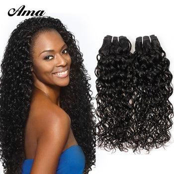 Ama Peruvian Water Wave Hair Bundles 3 Bundles - ExcellentVirginHair